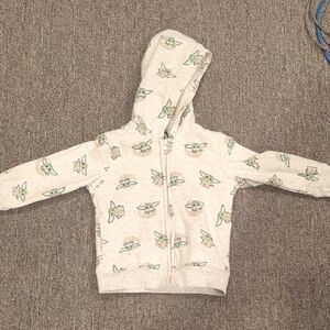 Star Wars Cream and Green Character Hoodie